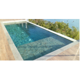 revestimento para piscina pedra Pasinato orçar Piracanjuba
